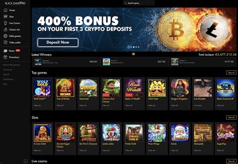 black diamond casino bonus code